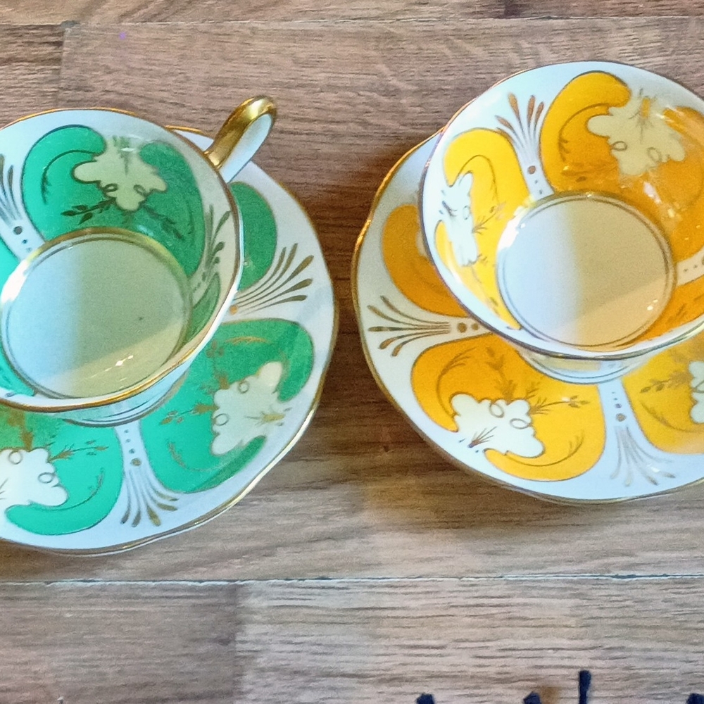 Royal Albert Bone China Teacup with Gold Accents